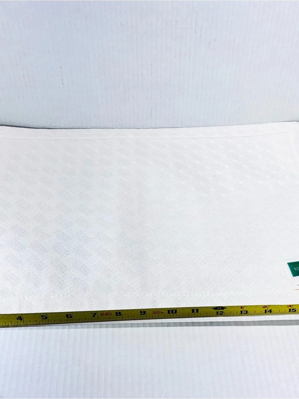 Set of 12 Villeroy & Boch ISABELLE Reversible Place Mats Cream / Ivory Holiday